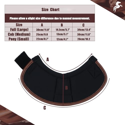 Jeereal No Turn Bell Boots Hoof Protection,Shock Absorbing, Water-Repellent,with Anti-Spin Fastening System |Neoprene,Waterproof Cloth,Genuine Leather (Coffee, Cob (Medium)) - color: Coffee, size: Cob (Medium)