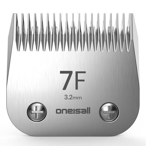 oneisall Professional Dog Grooming Clippers Replacement Blade (7FC) - size: 7F