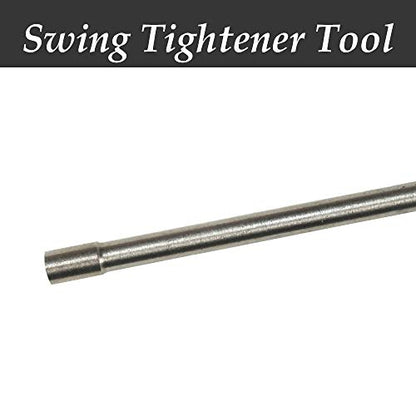 skysen Carbon Steel Self Closing Vinyl Fence Single Gate Hinge and Latch Hardware Kit -2 Hinges and 1 Latch (Single Gate Kit-cs)