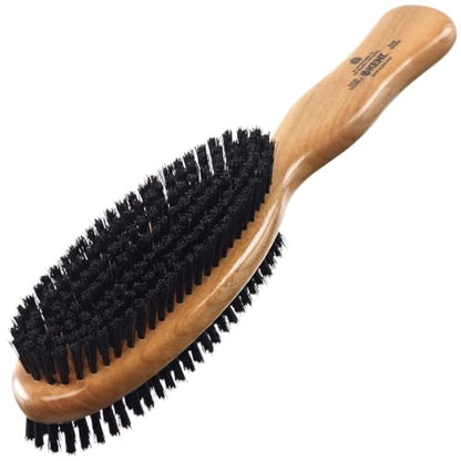 Kent CC20 Double Sided Cherrywood Clothes Brush and Lint Remover, Firm Side for Dust and Dirt, Soft Side for Gentle Brushing for Keeping Fabrics Free from Fibres, Fluff and Pet Hair, Made in England - style: CC20