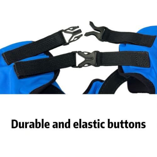 Adjustable Horse Fly Masks - Focus Aid for Racing & Training,Super Comfort Stretchy Equestrian Eye mask Large Eye Space with UV Protection Soft on Skin with Breathability (Blue) - color: BLUE