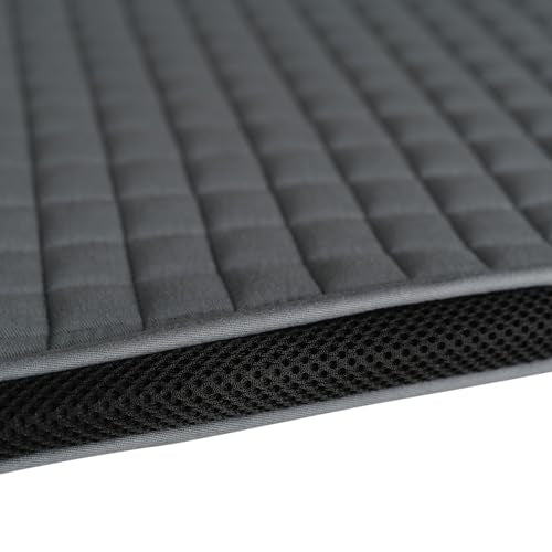 WeatherBeeta Prime Air-Tec Jump Shaped Saddle Pad - color: Grey, size: Large