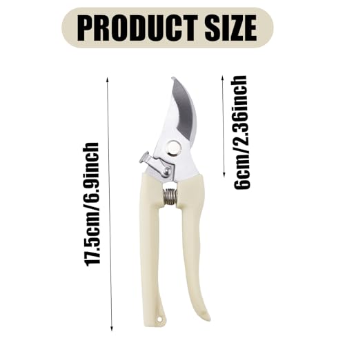 Goat Hoof Trimmers, Stainless Steel Goat Toe Trimming Tool with Spring Hoof Shears Sheep Nail Clippers for Sheep Pigs Horses Livestock Nail Scissors and Garden Potted Plant Pruning