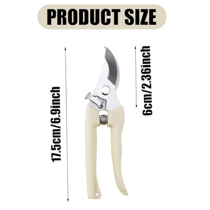 BOXOB Goat Hoof Trimmers, Stainless Steel Goat Toe Trimming Tool with Spring Hoof Shears Sheep Nail Clippers for Sheep Pigs Horses Livestock Nail Scissors and Garden Potted Tree Pruner Plant Pruning