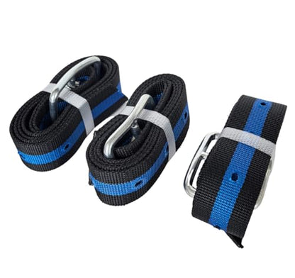 2PC Livestock Adjustable Cow Collar,Modern Style Braid Cow and Rope Halter,Adjustable Cow Halter Lead,Livestock Showing Supplies (Blue) - color: Blue