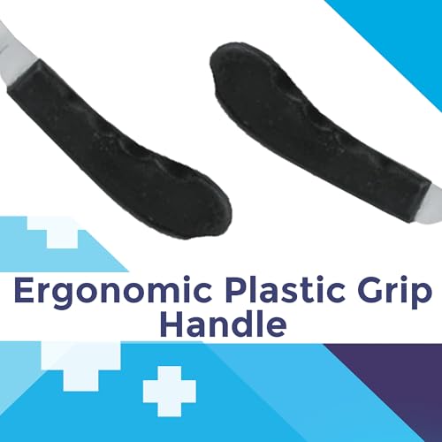 Regular Hoof Knife for Horses – Farrier Tool with Plastic Grip – Hoof Trimming Knife for Equine Care & Veterinary Use (Narrow-Blade) - style: Narrow-Blade - RH