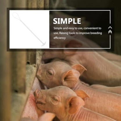 UPKOCH Pig Obstetric Aid Farrowing Rope, Livestock Birthing Assistance Tool, Animal Catching Hook Farm Equipment Care Supplies