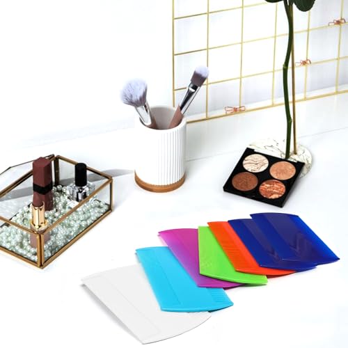 Lice Comb, 7 Pcs Flea Comb, Hair Double Sided Fine Tooth Combs, Removal Dandruff,Plastic Louse Combs and Lice Brush for Head Lice Treatment