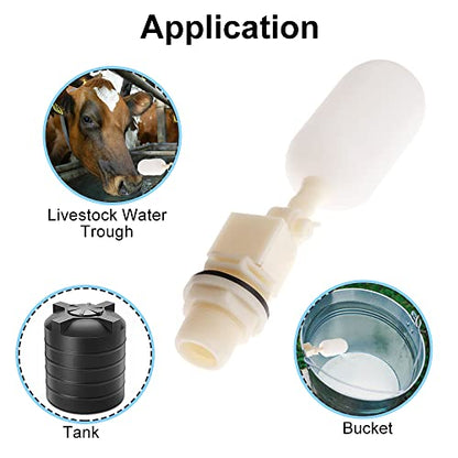 Water Float Walve 3/4" Female Adjustable Float Valve for Water Tanks, DN20