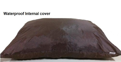 Dogbed4less DIY Durable Blue Denim Pet Bed External Duvet Cover and Waterproof Internal Case for 55"X47"X4" Jumbo Dog Bed - Replacement Covers only - size: 55"X47"X4" Jumbo