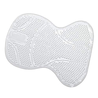 Ovation Perforated Silicon Anti-slip Half White Saddle Pad