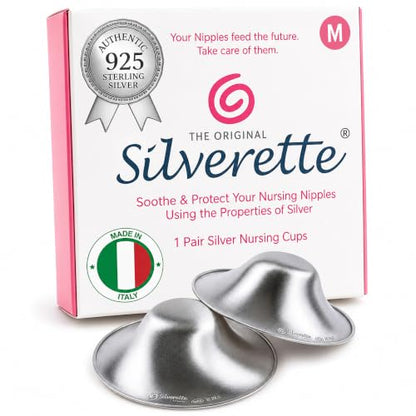 Silverette Nursing Cups, Postpartum Essentials, The Real Silverette, Medium - size: Medium