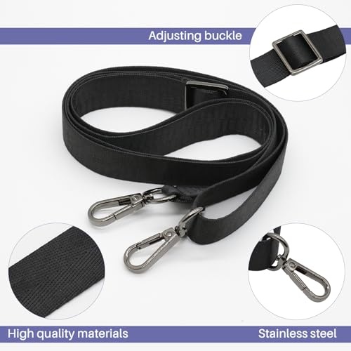 6 Packs Horse Blanket Leg Straps | Replacement Elastic Straps, Double Swivel Snaps, Adjustable Length 24 to 42 Inches