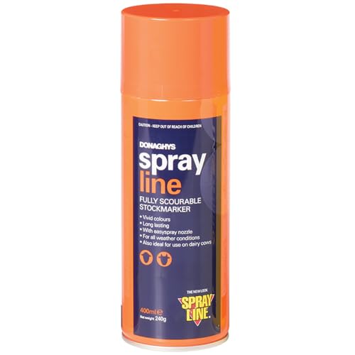 Sprayline Marking Paint for Sheep & Livestock (400mL - Orange) - style: 400mL - Orange