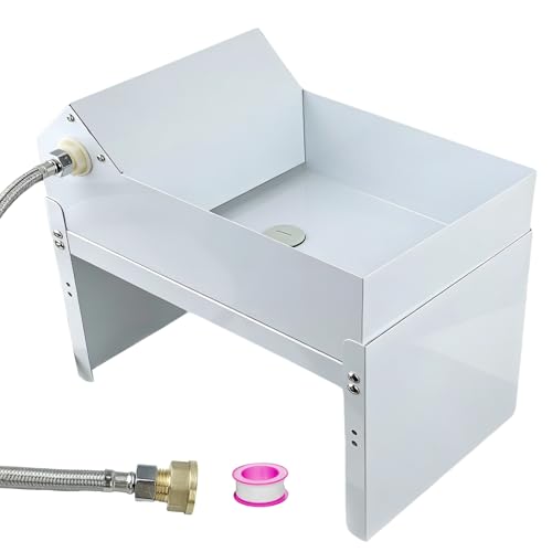 Automatic Dog Water Bowl Dispenser 6.5 Liter Self Refilling Water Bowl for Cat Dog Poultry Auto Fill Waterer with Float Valve Outdoor Indoor Pet Drinking Trough Fit GHT 3/4" Faucet