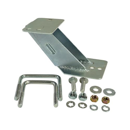 Tie Down Spare Tire Carrier Mount - Mount for Boat/Utility Trailer/RV/Camper -Trailers– Fits 4 & 5 Lug Wheels – Hardware Included - style: Zinc-Plated