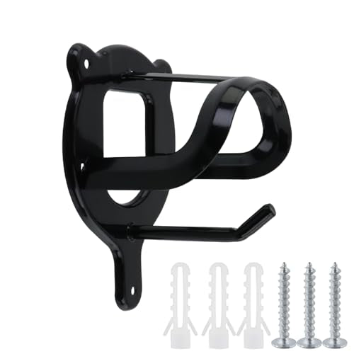 Semetall Horse Bridle Rack,3Pcs Black
