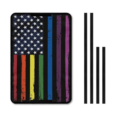 Colourful American Flag Print RV Door Windows Shade Universal Travel Trailer Sun Shade 17.3"x 26" Inches RV Entry Door Window Shade RV Blackout Shades Sunproof Keep Car Cool - color: Colourful American Flag