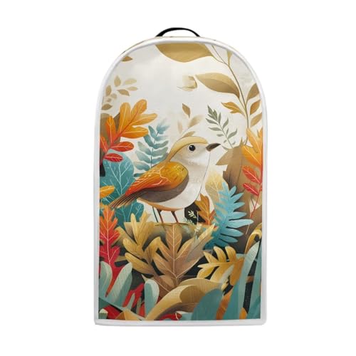 Appliance Dust Cover with Hook Comfortable & Anti Water Protective Cover Stand Blender Cover Fashion Blender Cover Bird Print - color: Bird Print