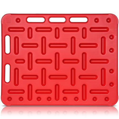 Livestock Sorting Panel, Pig Board, Sturdy and Lightweight | Durable Animal Guide Board for Hogs, Cattle, Sheep and Goats, Farm & Show Use, Easy to Carry, 38Lx30Wx1.34H in, red - color: red