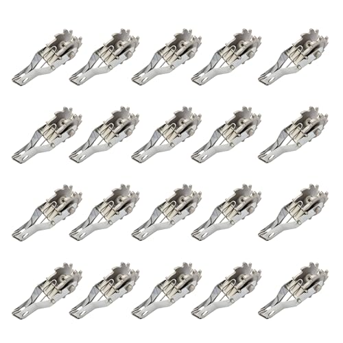 Electric Fence tensioner, Wire Strainer, High tensile Fence Tightener 20pcs - color: silver, size: 20 pcs