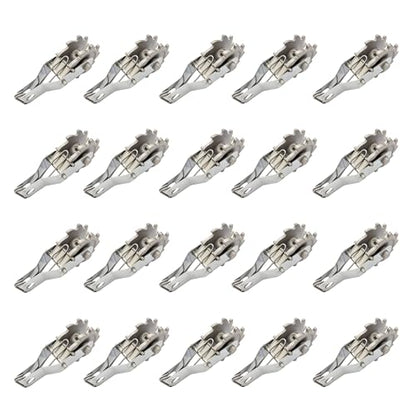Electric Fence tensioner, Wire Strainer, High tensile Fence Tightener 20pcs - color: silver, size: 20 pcs
