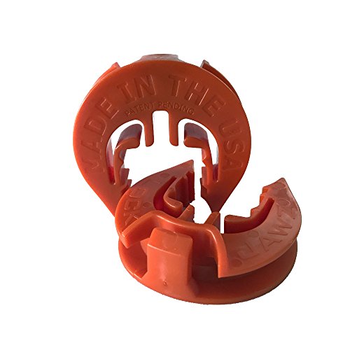Lock Jawz T-360 Electric Fence T-Post Insulator - Orange (Bulk Qty: 100)