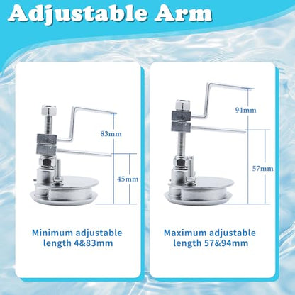 Boat Cam Latch Stainless Steel 316 Marine Hatch Cam Latch Style, Flush Pull Mount Includes Installation Screws Marine Hatch Deck Hardware Ideal for Ships, Yachts, RVs 1 Pcs/2Pcs/Lock/Non-Lock - size: 2Pcs,Lock