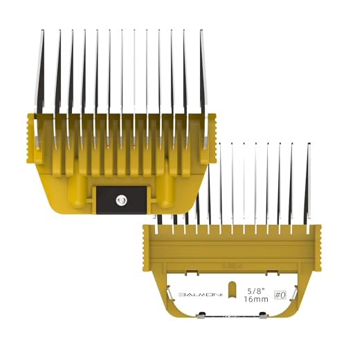 Stainless Steel A5 Wide Guide Comb – Metal Attachment for A5 Wide Blades, Compatible with Wahl KM, Andis, Oster, Heiniger – Smooth & Durable Grooming Guard (16mm - 5/8") - size: 16mm - 5/8"