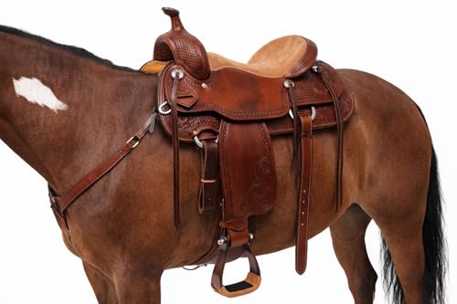 CHALLENGER Horse 4-3/4" Western Saddle Barrel Racing Lightweight Aluminium Stirrups 5181 - color: Bronze