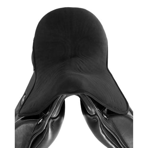 Acavallo Air Plus Gel Seat Saver Dri-Lex, 10 mm, Medium, Black - size: Medium