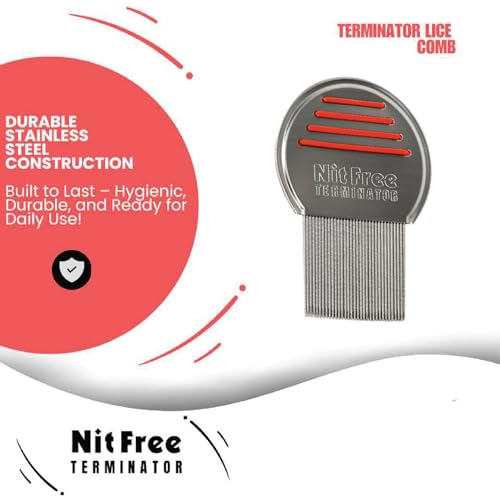 Nit Free Terminator Head Lice Comb - (Color May Vary) Pack of 2 - size: 2 Pack