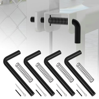 4Pack 819T Trailer Gate Spring Latch Kit with Spring & 2 Style Pins - color: 4 PCS