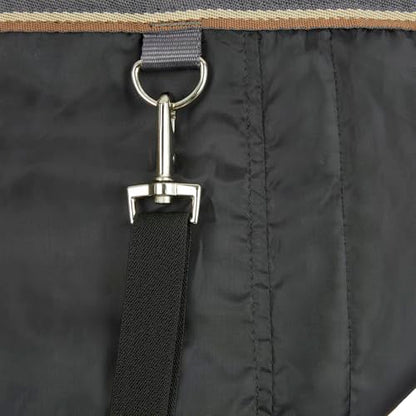 Horze Glasgow Heavy Weight Waterproof Winter Turnout Horse Blanket (350g Fill) - Blackened Pearl - 75 in
