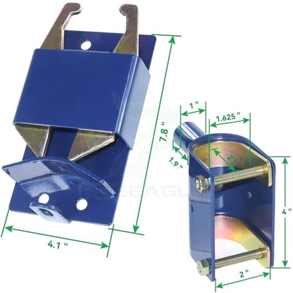 [Upgraded] Blue S16100100 Two Way Lockable Gate Latch - size: A4 1xLockable Gate Latch