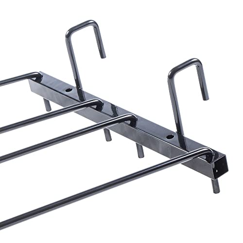 EASY-UP 5 Tier Interchangeable Saddle Rack System for Horse Enthusiasts | Strong Steel Construction | Black Powder Coated | Ideal for Western & English Saddles | Customizable & Portable Design - style: Mini Pad Rack