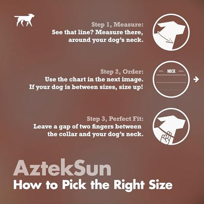 Tuff Pupper Premium Adjustable Dog Collar for Medium Boy & Girl Dogs, Stylish Pattern Collars Designed in USA, Quick Release Buckle, AztekSun Print, Medium (1 Inch Wide x 13-18 Inch Neck) - color: AztekSun, size: Medium
