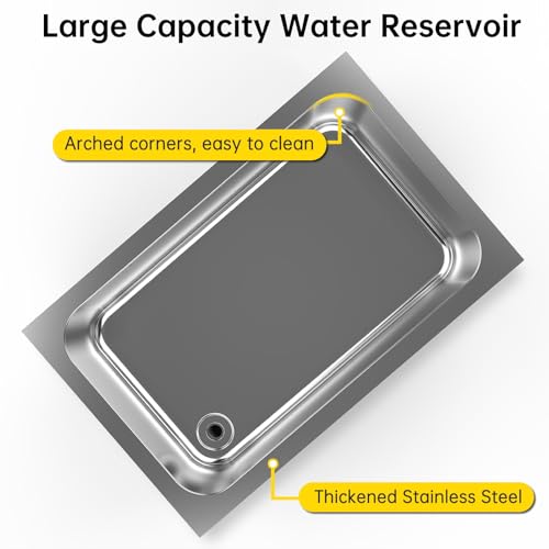 Valgus Commercial Stainless Steel Bain Marie Food Warmer 2 Round Pots - size: 2 Round Pots with Tap