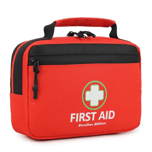 Handy Mini First Aid Kit Empty, First Aid Bag For Your Next Adventure, Emergency Kit For Home, Office, Vehicle, First Aid Supplies Organizer Bag For Travel Outing (Basic Edition)