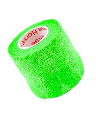 2 Inch Self Adhesive Bandage Wrap & Athletic Tape - 24Pk, Neon Green - color: Neon Green, size: 24 Rolls