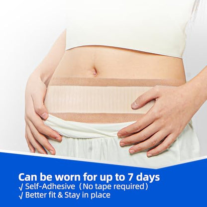 Niceful Ultra Soft Silicone Foam Dressing 4"x12", 3 PCS, for Knee Surgery | Extra Long Ultra-Soft Silicone, Knee/Shoulder/Elbow Joints, 15X Absorbency, Post Knee Replacement, Waterproof Flexible - size: Ultra Soft 4"x12"(3PCS)