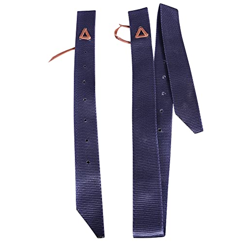 HILASON Nylon Cinch Tie Strap Off Billet Set, 36 Inch - color: Navy Blue