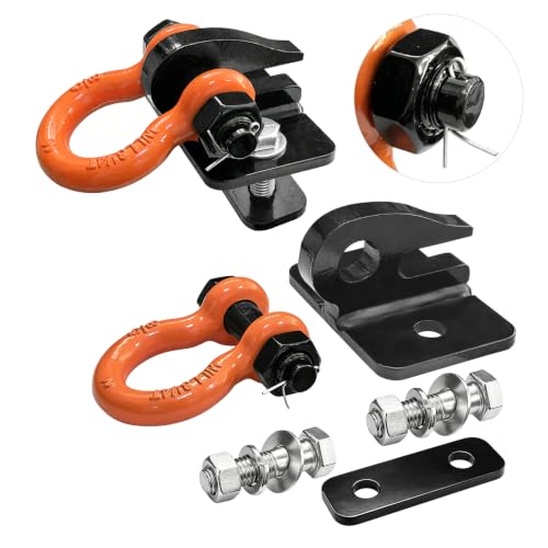 3/8 inch Tractor Bucket Hooks with 5/8 inch D-Ring Shackles