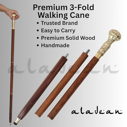 Walking Cane - Handmade,Wooden, Ergonomic, Stylish - Canes for Men, Cane for Women - Elderly Walking Sticks for Seniors, Unique, Wood - style: Victorian Knob