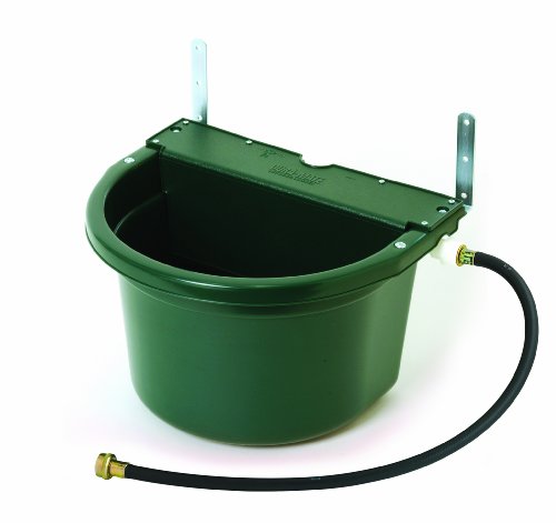 Little Giant® Automatic Animal Waterer | DuraMate Float Controlled Automatic Waterer for Livestock | Heavy Duty and Durable | Made in USA | 4 Gallon (Green, 4 Gallon) - color: Green