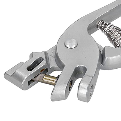Cattle Ear Tag Applicator, Universal Livestock Ear Tag Pliers, Aluminum Alloy Ear Tagger Puncher for Cow Pig Sheep Goat, Animal Identification Farm Supplies Tool