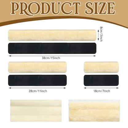 8 Pcs Fleece Halter Covers for Horse Halter and Bridle