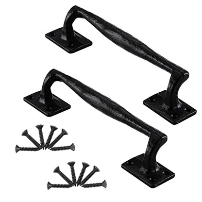 HOME MASTER HARDWARE 9-3/4" Rustic Gate Handle, 2 Pack Barn Door Handles