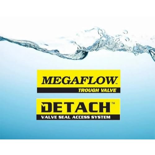 Jobe Valves J-MFV0075DLT 82026 Megaflow Valve 3/4", Yellow/Black – High Flow Float Valve for Livestock Water Troughs, Up to 90 GPM, Underwater Mount, GF Nylon Construction - size: 1 Pack