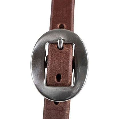 Billy Royal Oiled Hermann Oak Leather Browband Headstall | Supreme Horse Equine Gear Handcrafted | Size Large Horse